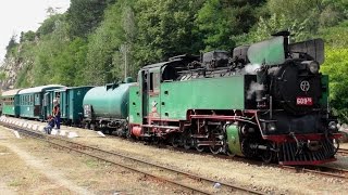 Rhodope Mountain Railway Part 1  forward facing and on train cameras [upl. by Lanford]