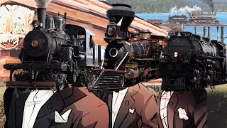 PREVIEW Steam Trains Galore 10  Steam Train Doubleheaders  COFFIN DANCE SONG COVER [upl. by Adnelg]