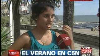 C5N  VERANO 2014 DESDE MAR DEL PLATA PARTE 1 [upl. by Adnauqal861]