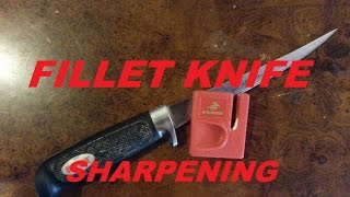 How To Sharpen a Fillet Knife Easiest and Best Way To Keep a Razor Sharp Edge on Your Blade [upl. by Cowden14]