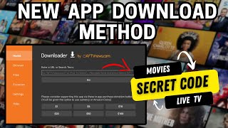 New App Download Method For Firestick in 2024 [upl. by Raamal]