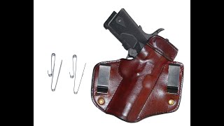 Ted Blocker Holsters DA3 PANCAKE STYLE INSIDE THE WAISTBAND HOLSTER [upl. by Ainez694]