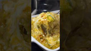 Green chili Chicken Enchiladas for dinner 😋 cooking recipe food chicken easyrecipe shorts [upl. by Corbet]