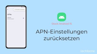 APNEinstellungen zurücksetzen Android 15 [upl. by Notlek769]