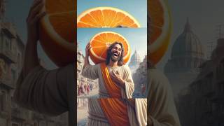 The jesus big lemon 🍋 jesus jesuschrist god godfather davil viral shorts king marvel boy [upl. by Mag]