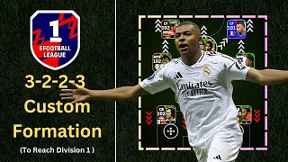 New Quick Counter Attacking Custom Formation  Top Pes Custom Fromation  eFootball 2024 [upl. by Cummins]