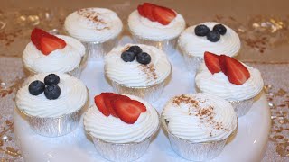 Como hacer Tres Leches Cupcakes Homemade Tres Leches cupcakes Cupcakes de Tres Leches from Scratch [upl. by Emylee730]