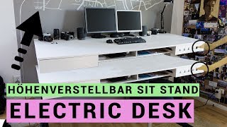 Elektrischen SCHREIBTISCH selber bauen  SIT STAND DESK EN SUBTITLES [upl. by Max]