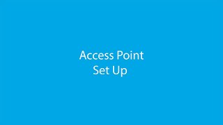 Access Point Set Up [upl. by Yadroc879]