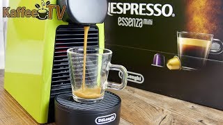 DeLonghi Nespresso Essenza Mini im Test Knallige Farben und kompaktes Design [upl. by Ydnis]