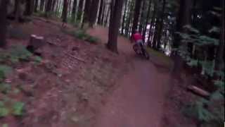 Norwich University XC Bike Trail Downhill [upl. by Nealon]