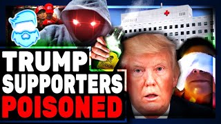 Donald Trump POISON ATTACK Supporters BLINDED amp Sent To ER From Trump Rally With quotMystery Illnessquot [upl. by Aura]