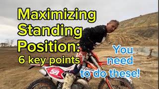 How To Maximize your Standing Position to conquer all trail situations [upl. by Medin622]