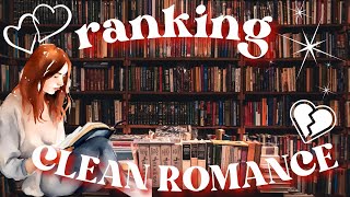 Clean Romance Books I read in October RANKED worst to BEST by booktuber [upl. by Swiercz691]