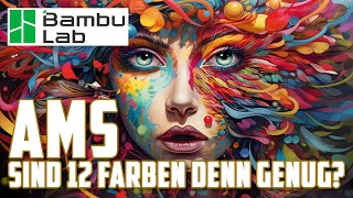 🌈 3DDruck Farbenrausch Bambulab AMS Upgrade amp X1 Carbon Unboxing 🖨️ 12 vs 16 Farben Challenge 🎨 [upl. by Regazzi99]