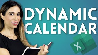 Create Easy Yearly Calendar in Excel and Sheets with a SINGLE Formula [upl. by Launamme]