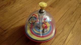 Vintage German toy spinning top [upl. by Niltac]