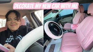 Decorate my car with me on a budget newcar car decor decorate onabudget shein temu amazon [upl. by Bohrer]