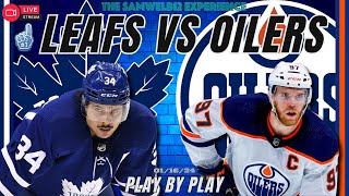 🔵Toronto Maple Leafs vs Edmonton Oilers live NHL Hockey gamecast [upl. by Wrdna524]