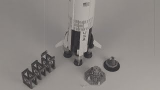 LEGO Ideas NASA Apollo Saturn V 21309 Turn Back Time [upl. by Forsyth]