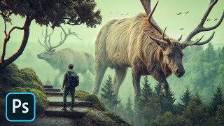 quotGiant Wildsquot Photo Manipulation  Photoshop Tutorial [upl. by Anomis420]