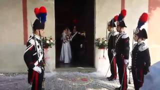 Picchetto Carabiniere Matrimonio Sabry e Gianky [upl. by Arykahs765]