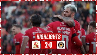 Match Highlights Swindon Town vs Newport County [upl. by Edin]