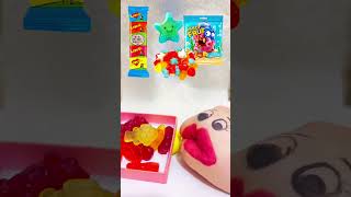 How many gummies does the Gummy fish have asmr mukbang childhood gummy [upl. by Ardnoet]