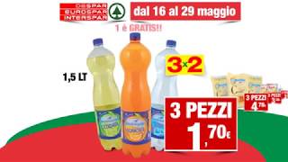 PRENDI 3 PAGHI 2 Offerte DESPAR EUROSPAR INTERSPAR valide fino al 29 maggio 2018 [upl. by Killy]