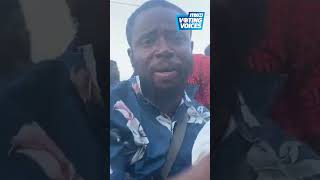 VotingVoices  Ghana Election Update  Angry youth in Okaikwei North surround polling centre [upl. by Seabrook29]