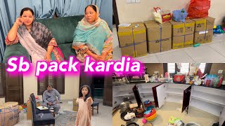 Sb pack kardia  ghar ki detail  sitara yaseen new vlog [upl. by Salhcin]