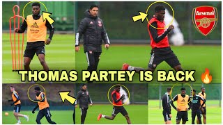 THOMAS PARTEY have RETURNED to full training with Arsenal 😱🔥 [upl. by Godfry]