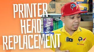 PRINTER HEAD REPLACEMENT  The Printing Shock  Marlon Ubaldo [upl. by Neleag]