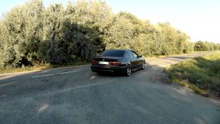 BMW E39 540i full custom exhaust  acceleration [upl. by Evanthe]