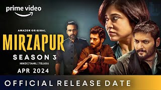 Mirzapur Season 3 Official Announcement  Amazon  Official Trailer ott release date  PrimeVideoIN [upl. by Esele24]