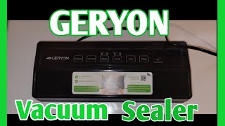 Unboxing Geryon Vacuum Sealer and testing it [upl. by Amimej]