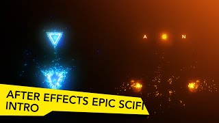 After Effects Epic Sci Fi Logo Intro [upl. by Yarrum]