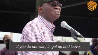 Governor Fashola Threatens Residents of IbekuLekki Over Location Of Refinery [upl. by Bugbee377]