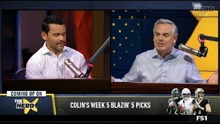 THE HERD  Colin Cowherds week 5 Blazin 5 Picks [upl. by Leonanie]