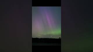 Northern lights in the sky over kirkby Liverpool uk [upl. by Ketchum626]