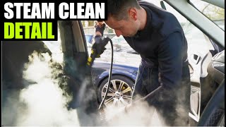 Filthy Car Detailing with a Karcher SC4 Steam Cleaner [upl. by Noivad971]