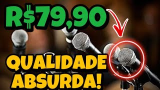 MICROFONE BOM e BARATO LISTA ATUALIZADA 2024 home studio igreja podcast [upl. by Spearman]