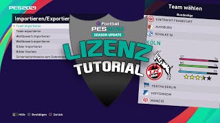 PES 2021 BUNDESLIGA  SO BEKOMMT IHR ALLE LIZENZEN  Tutorial [upl. by Corby]