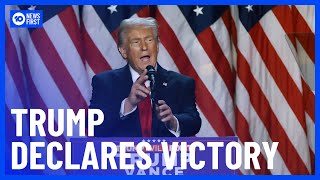 Trump Claims Victory In Presidential Race Election Day Recap  10 News First [upl. by Konstanze638]