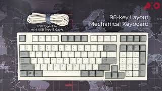 Leopold FC980C Topre Mechanical Keyboard  The AXOs Unboxing  Quick Look [upl. by Brandyn]