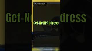 Did you know you can find your computer’s IP address with PowerShell powershell sysadmin shorts [upl. by Pickard]