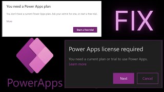 You need a PowerApps plan  FIX [upl. by Mercado]