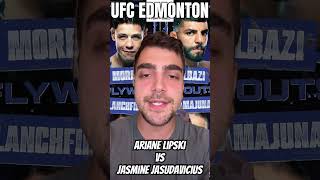 UFC Edmonton  Jasmine Jasudavicius vs Ariane Lipski [upl. by Casaleggio]