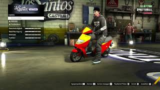 Faggio Sport tuning  GTA Online [upl. by Nessaj]