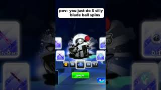 Blade ball 5 free spins  ability token [upl. by Korey]